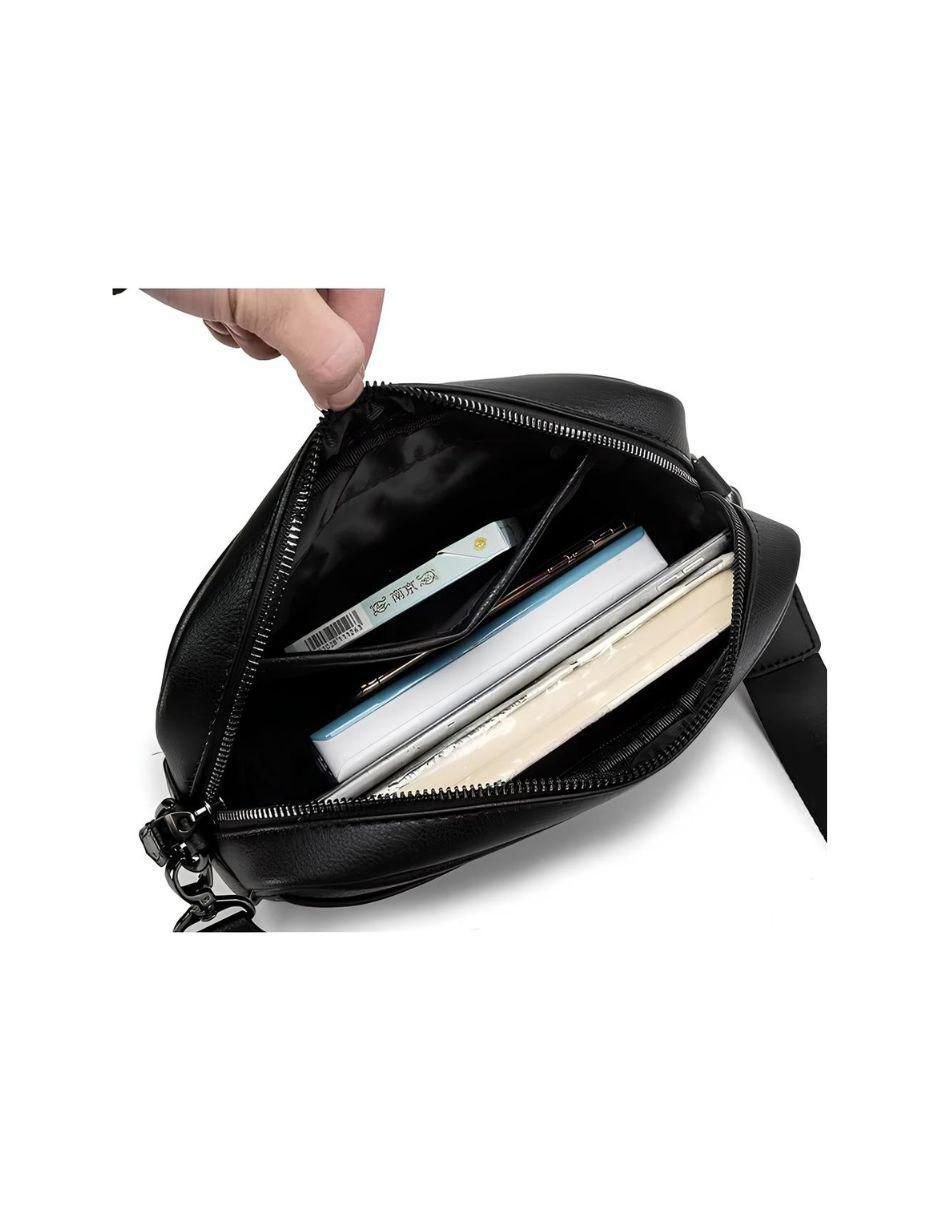 Bolsa bandolera de cuero para mujer