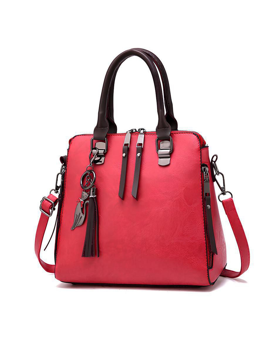 Bolsa crossbody de cuero para mujer 5