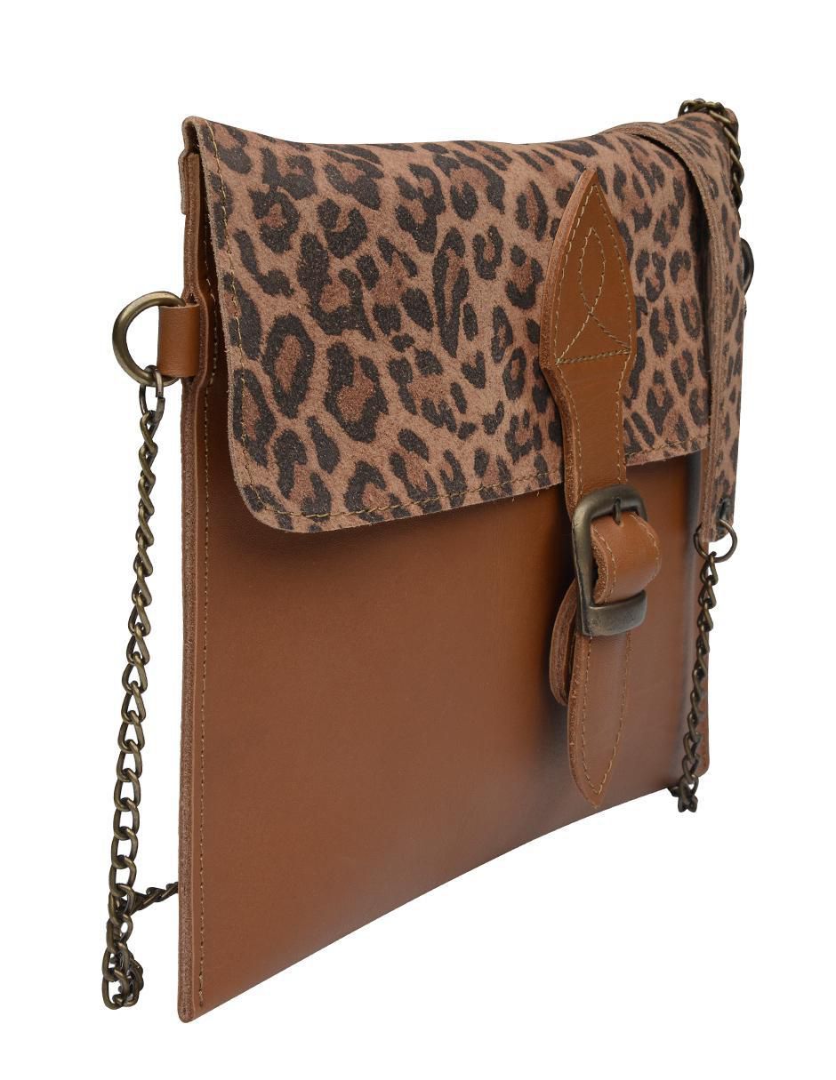 Bolsa crossbody de cuero para mujer 6