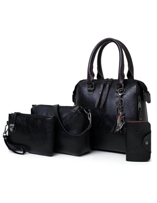 Bolsa shoulder Likëpink de cuero para mujer