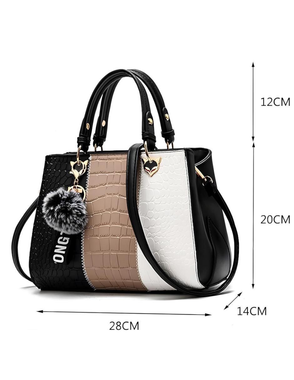 Bolsa tote Banderafox de cuero para mujer 6