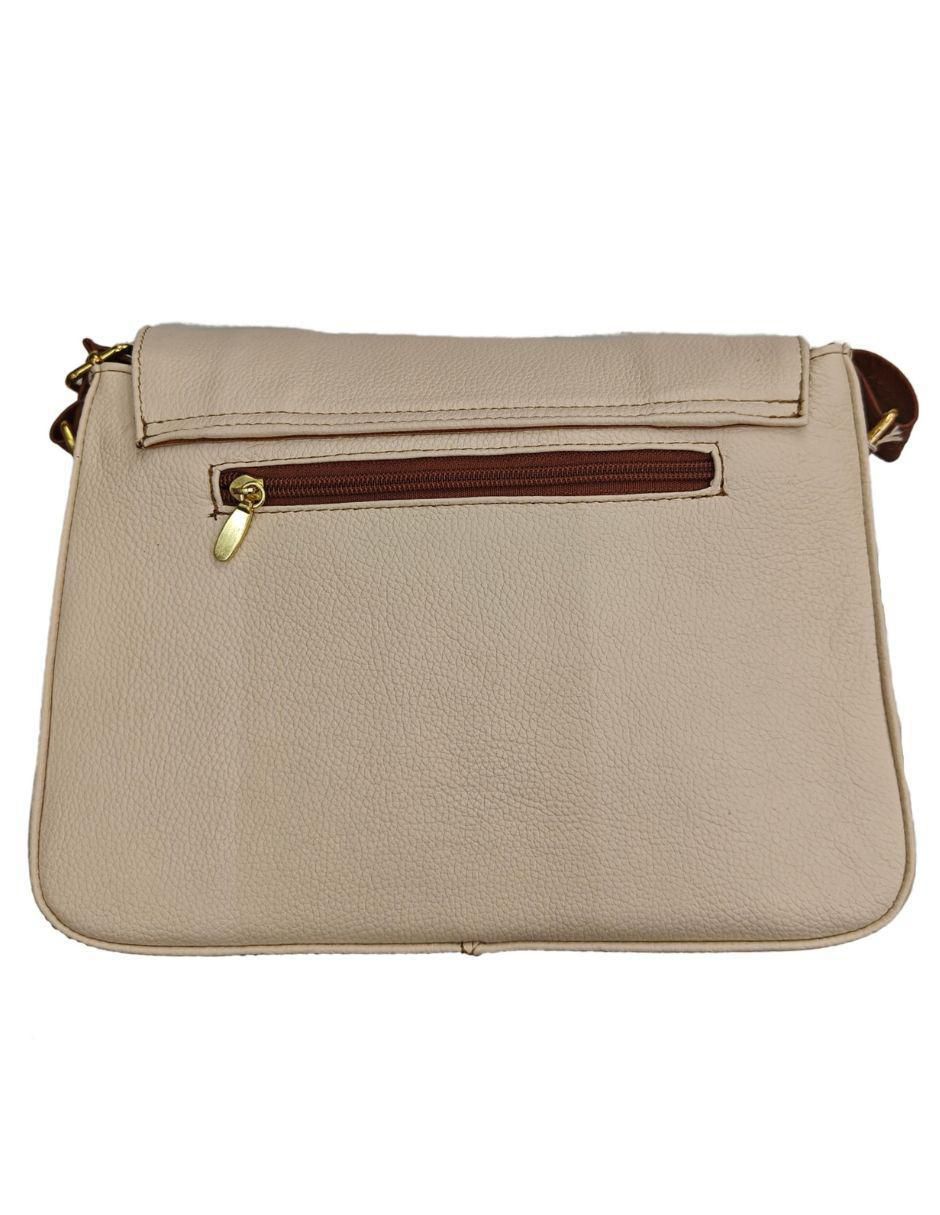 Bolsa crossbody de piel para mujer