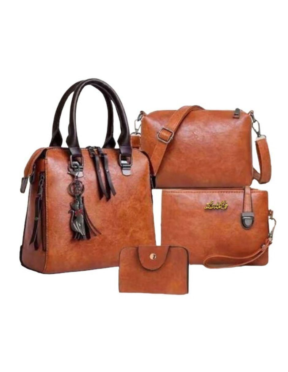 Bolsa bandolera de cuero para mujer