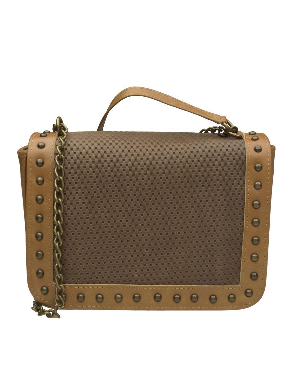 Bolsa crossbody de piel para mujer