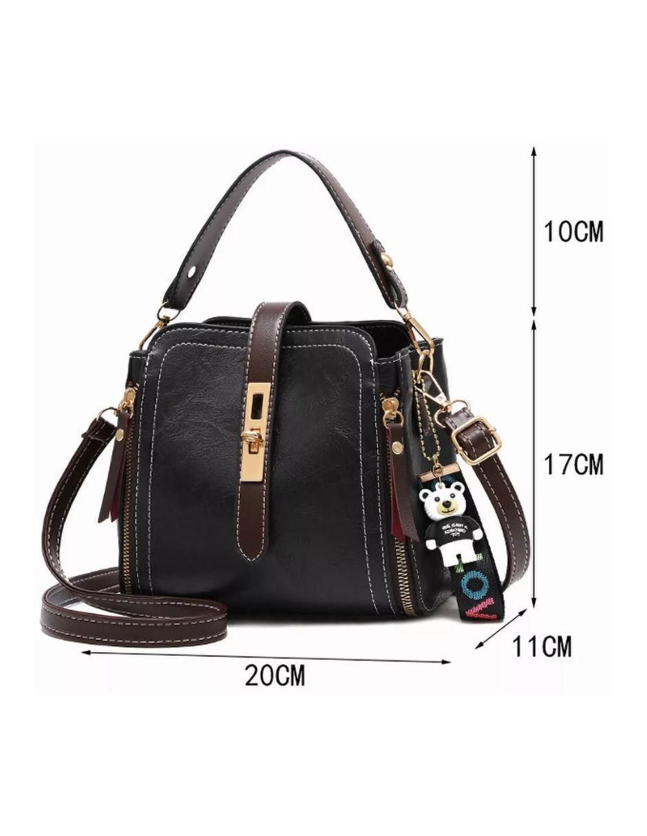 Bolsa crossbody Universal de cuero para mujer 5