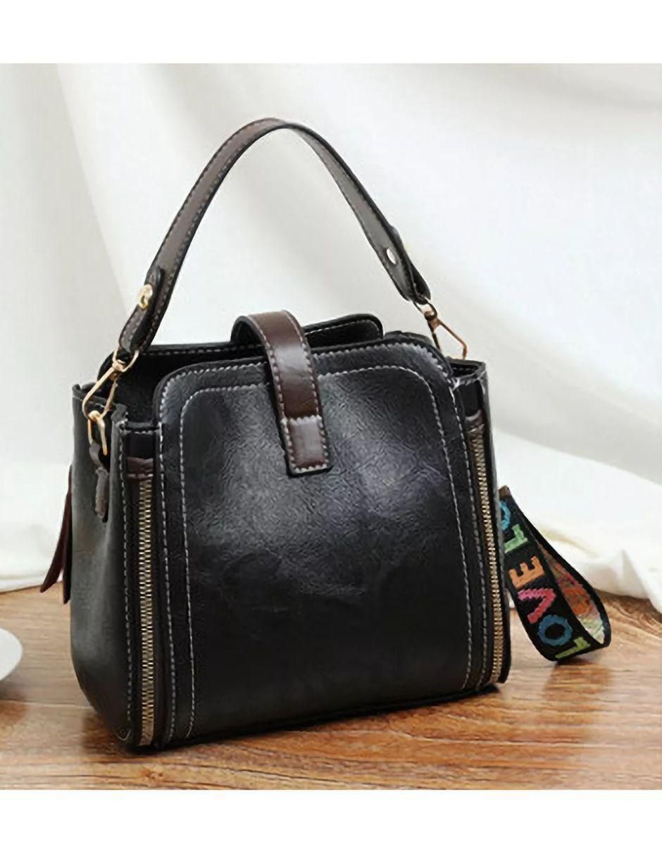 Bolsa crossbody Universal de cuero para mujer