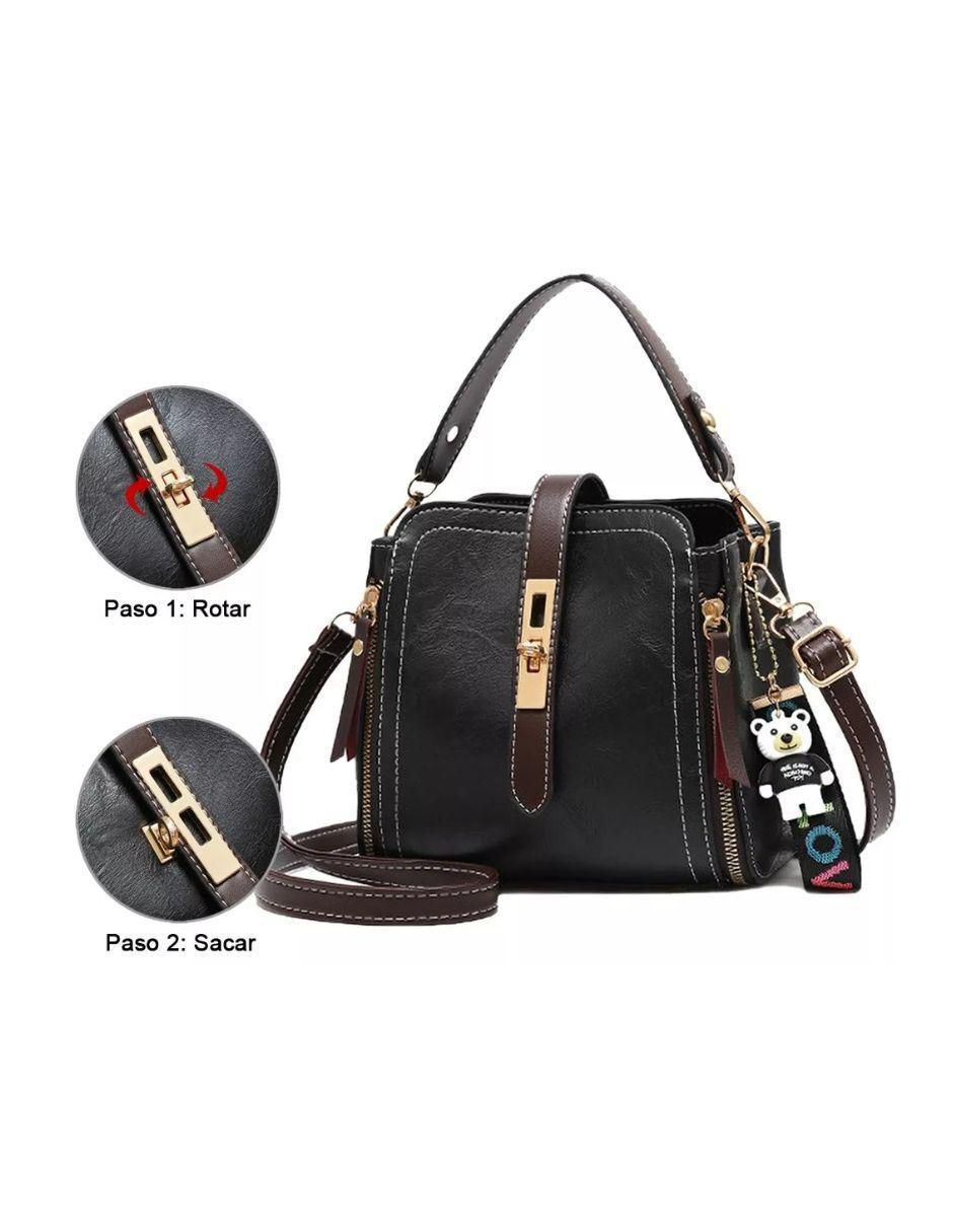 Bolsa crossbody Universal de cuero para mujer