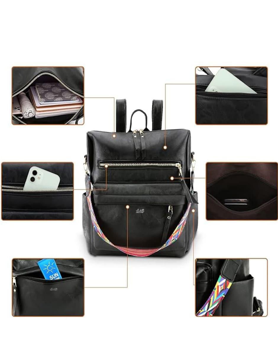 Backpack de cuero para mujer