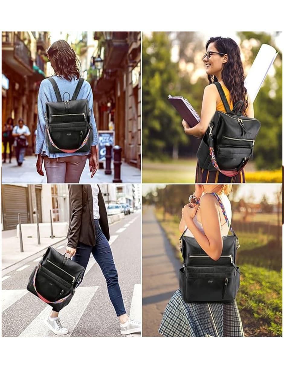 Backpack de cuero para mujer