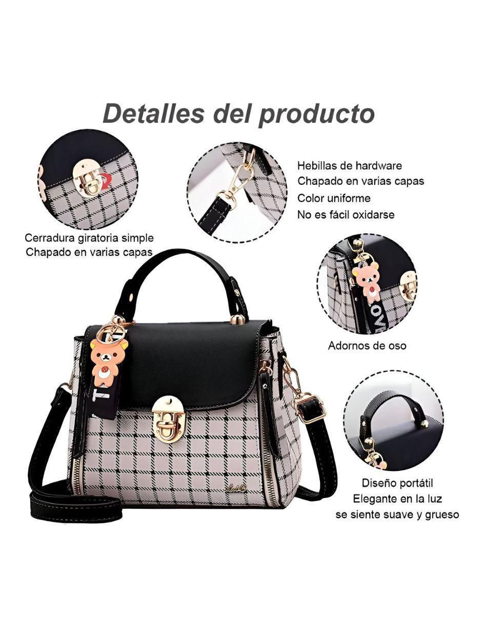 Bolsa crossbody de cuero para mujer 3