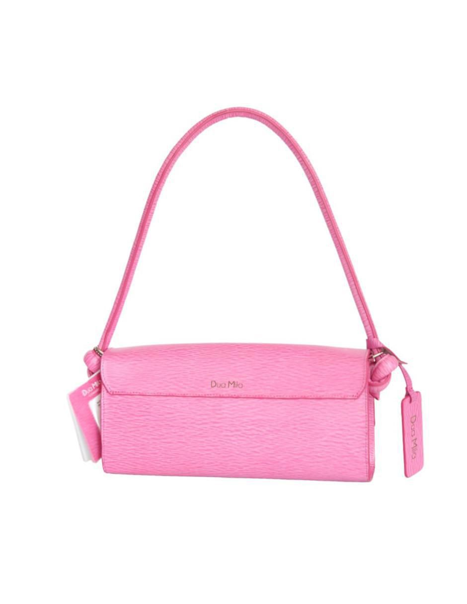 Bolsa flap de cuero para mujer