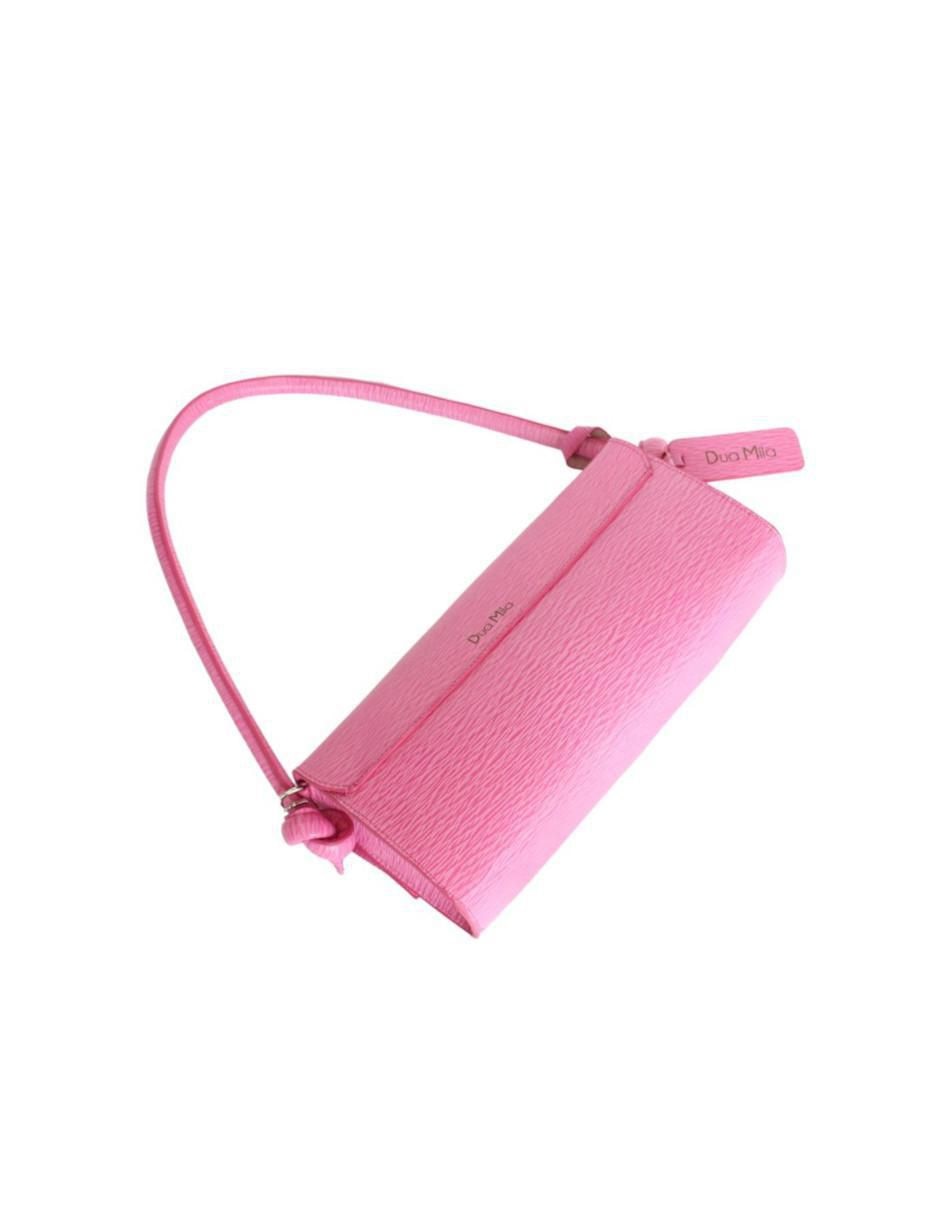Bolsa flap de cuero para mujer