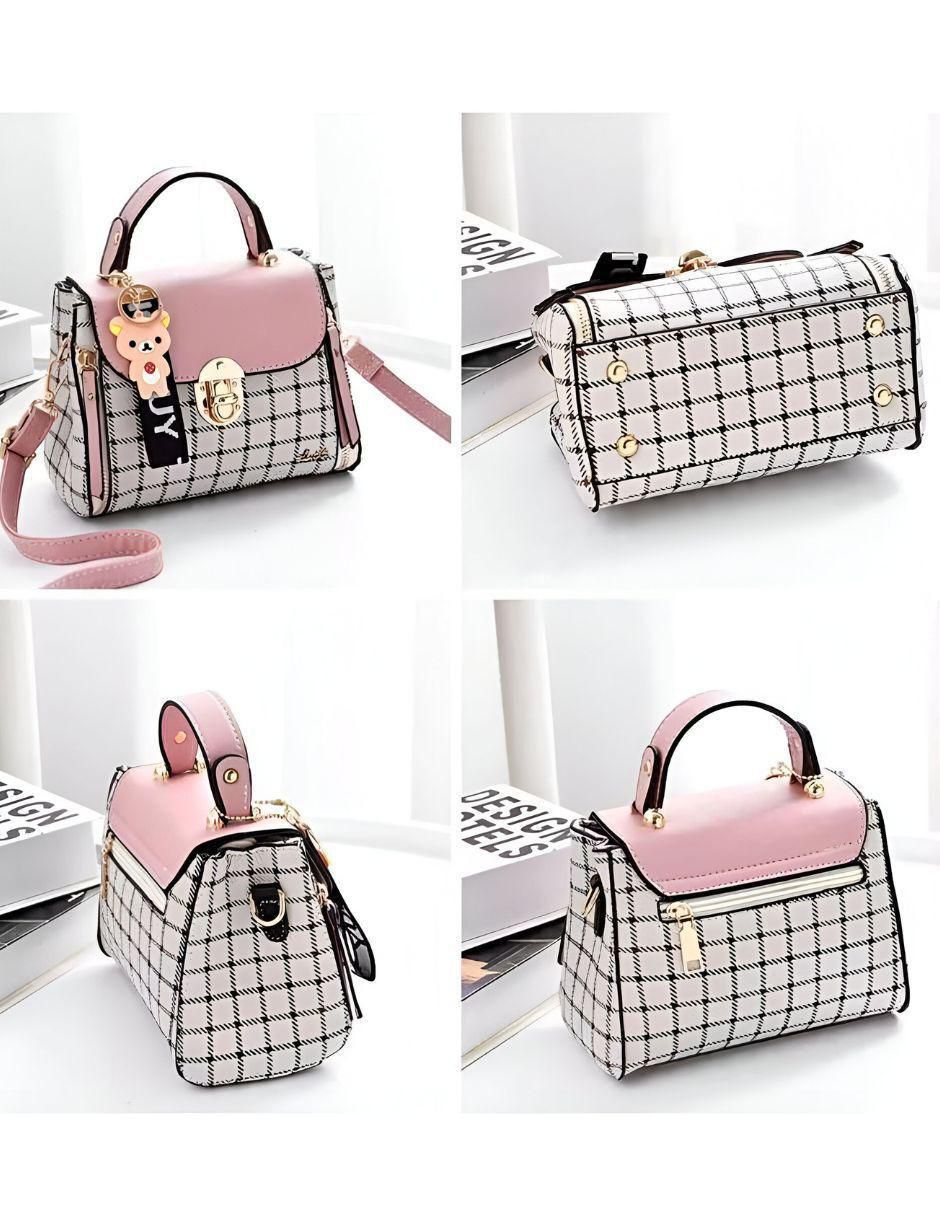 Bolsa crossbody de cuero para mujer
