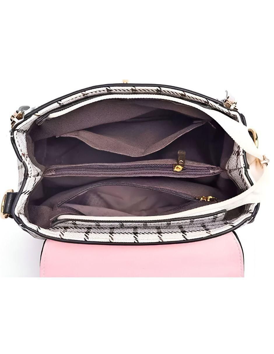 Bolsa crossbody de cuero para mujer