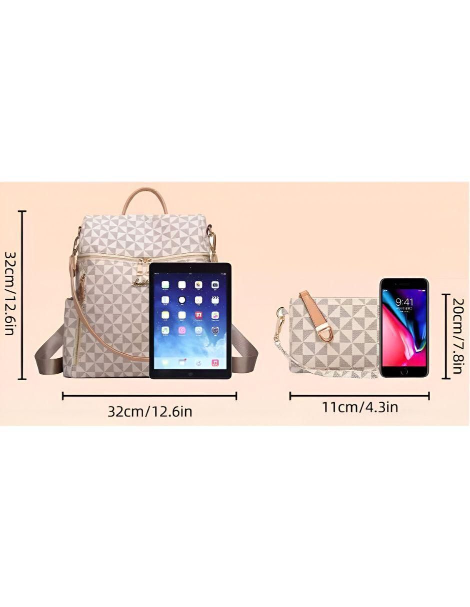 Set mochila casual impermeable 5