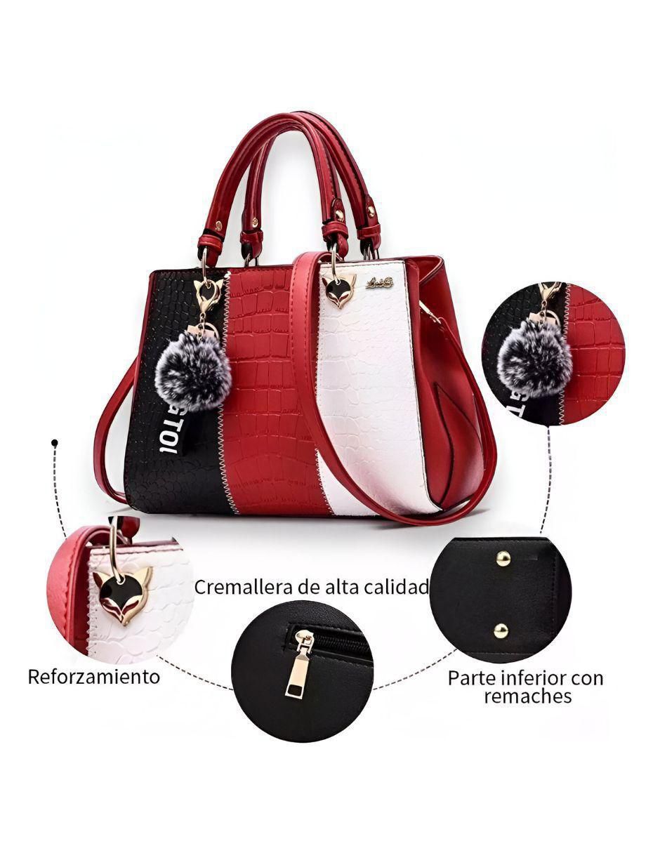 Bolsa tote de cuero para mujer 4