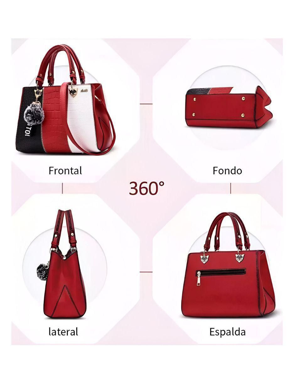 Bolsa tote de cuero para mujer 3