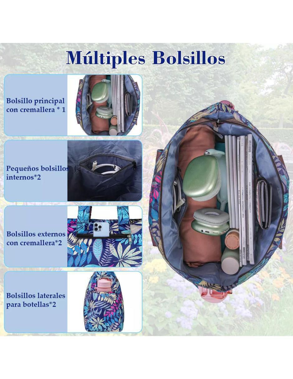 Bolsa tote Toteflower para mujer 5