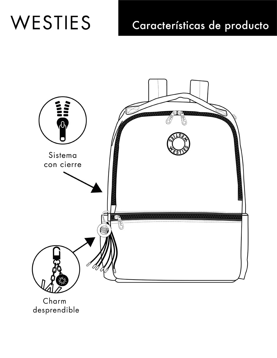Mochila casual Westies Kuromarimo para mujer