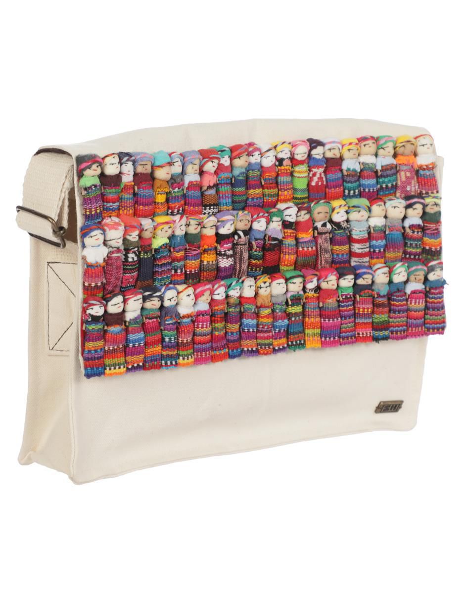 Bolsa bandolera artesanal para mujer