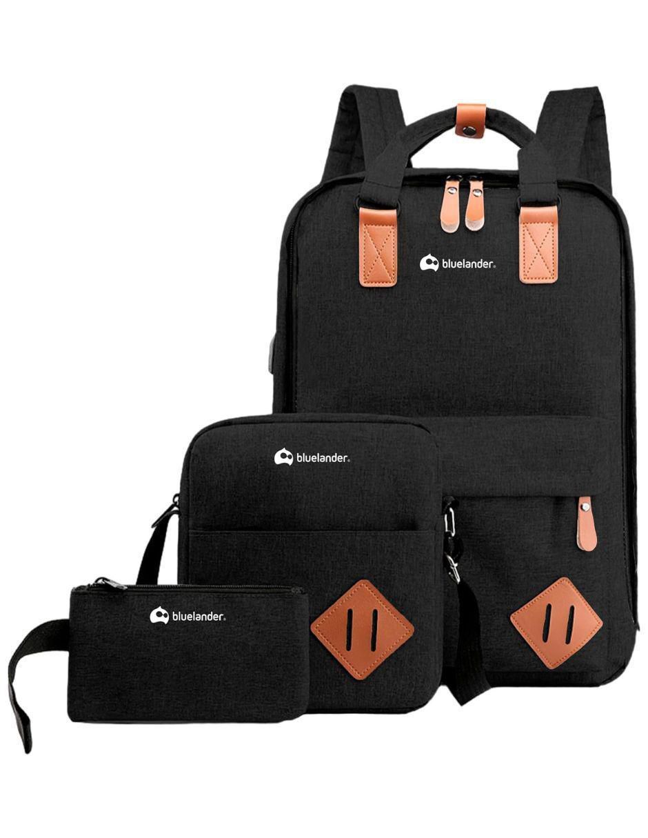 Set mochila con portalaptop impermeable unisex Set mochila con portalaptop impermeable unisex