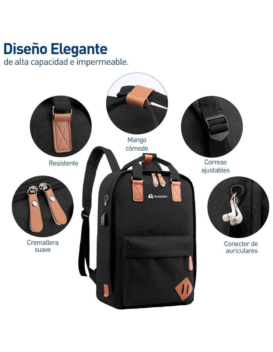 Set mochila con portalaptop impermeable 3