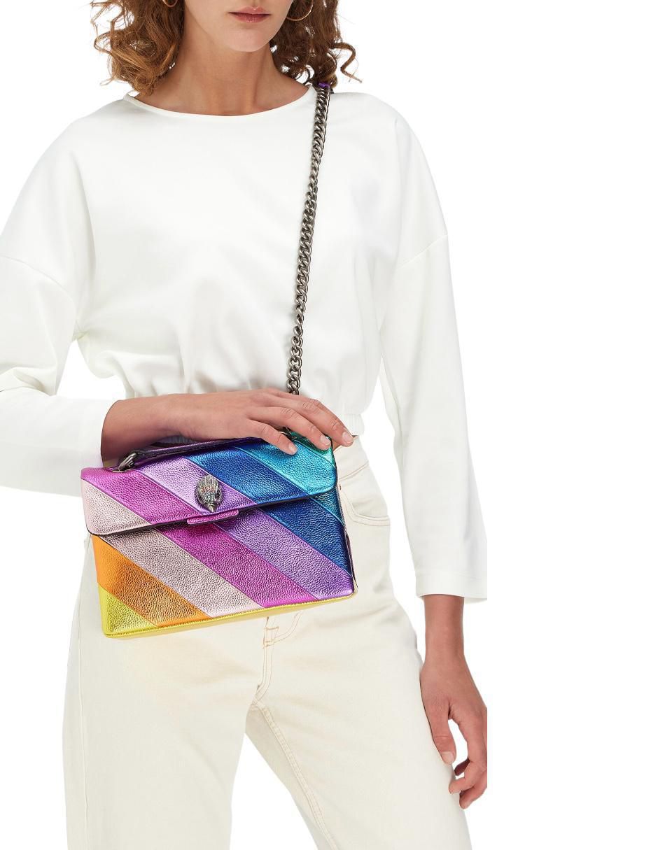 Bolsa crossbody Kensington de cuero para mujer