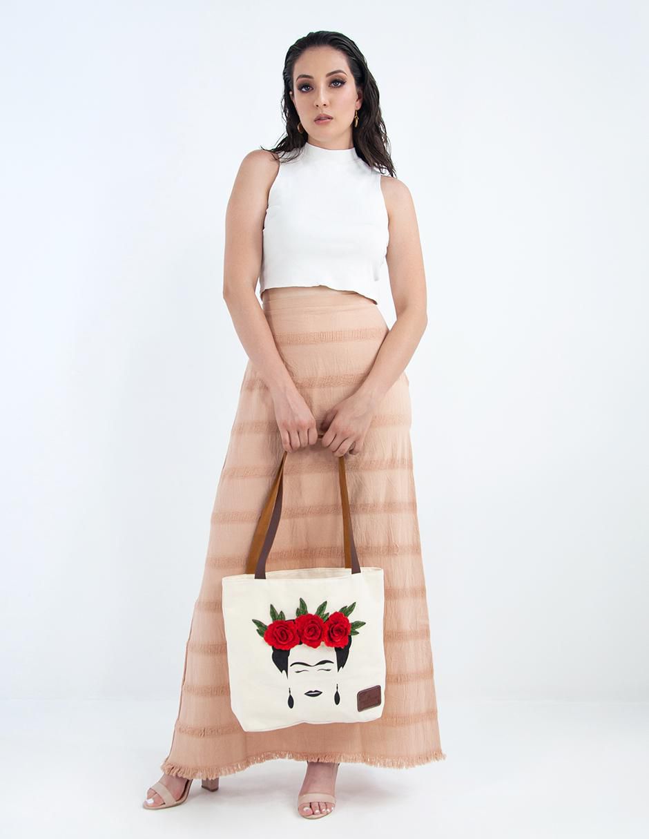 Bolsa shopper Frida para mujer 6
