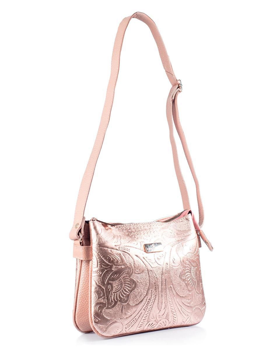 Bolsa crossbody Jaqueline de cuero para mujer 6