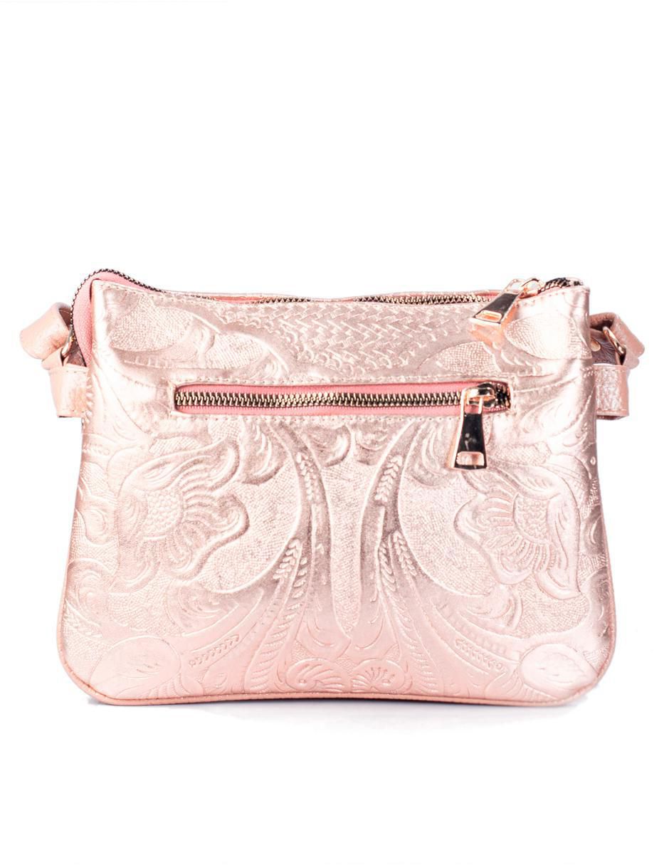 Bolsa crossbody Jaqueline de cuero para mujer 5