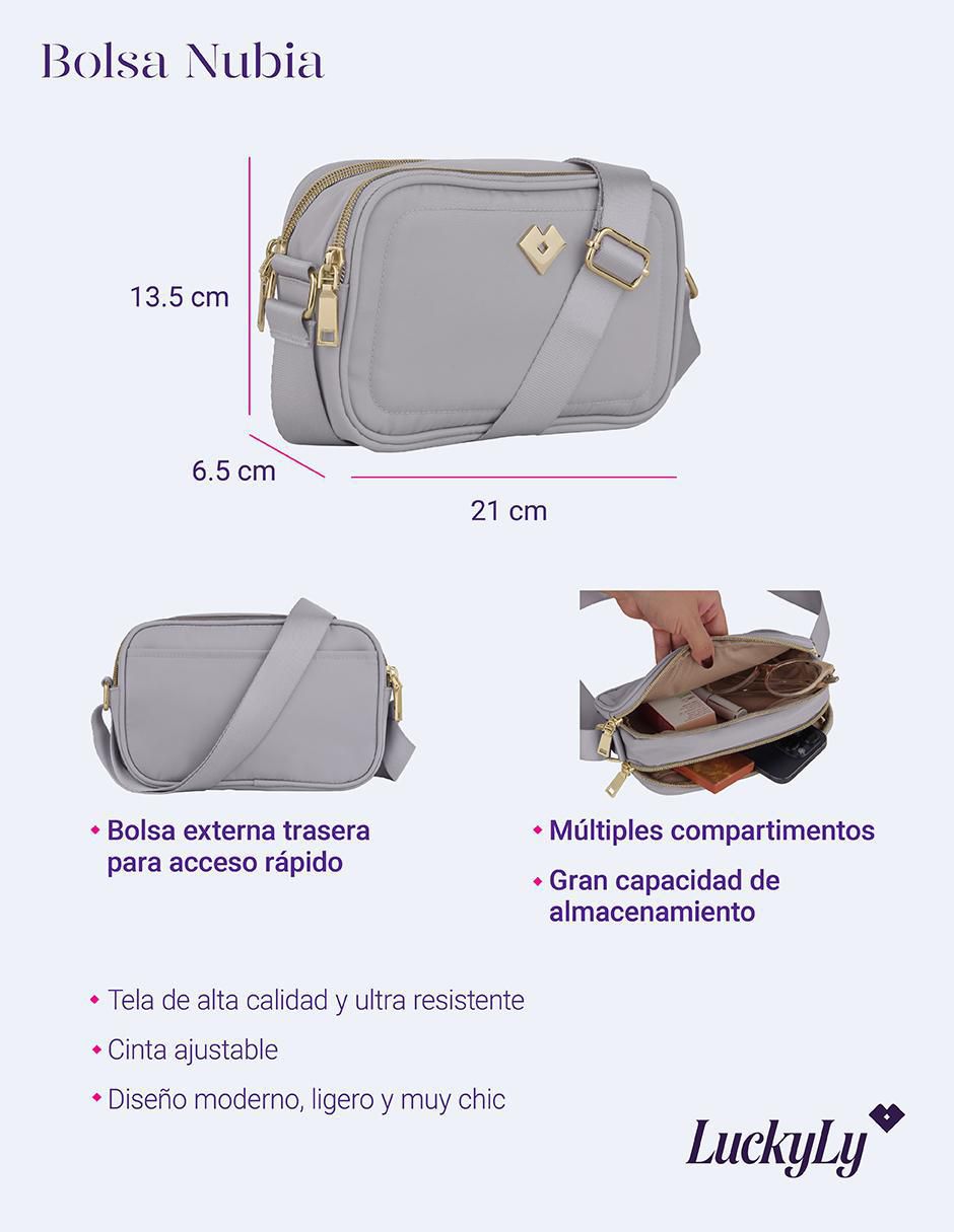 Bolsa crossbody Nubia para mujer 6
