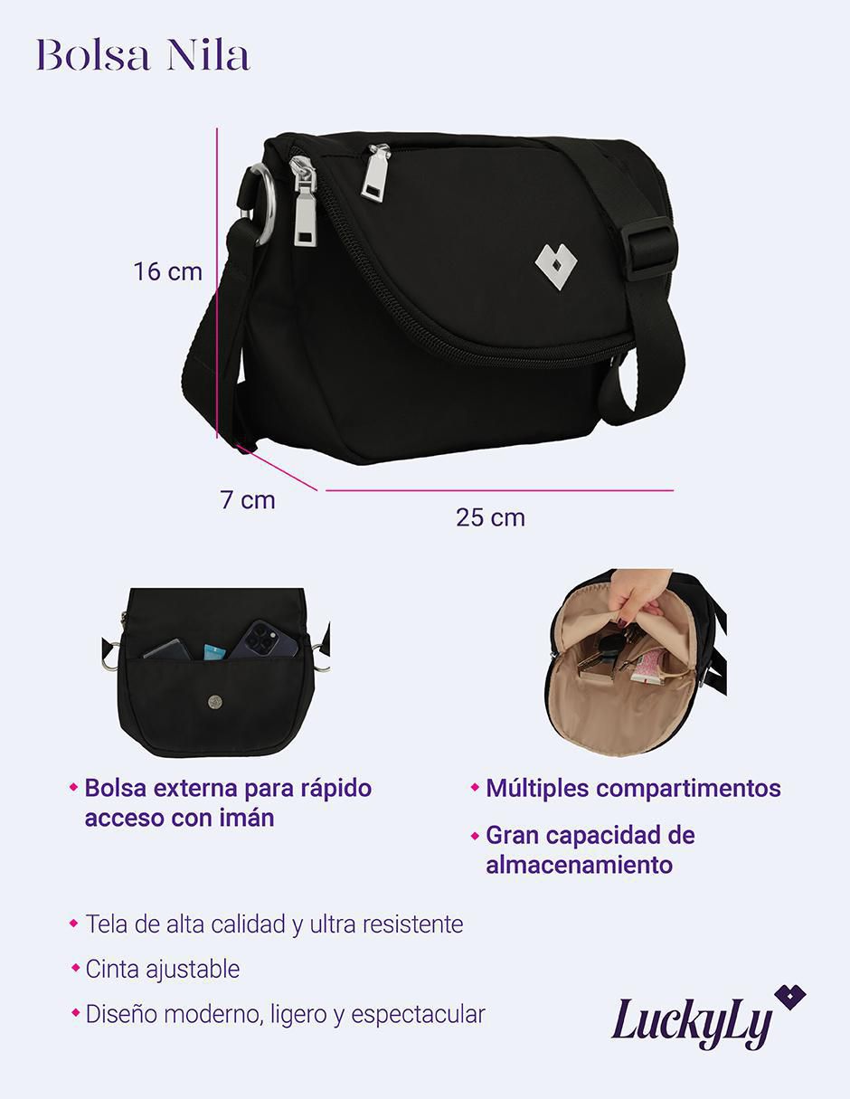 Bolsa crossbody Nila para mujer 6
