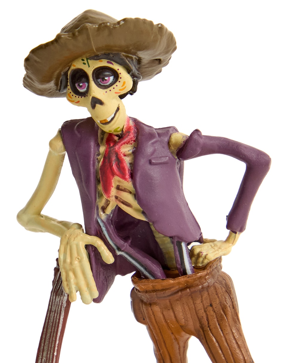 Set figuras Pixar Miguel, Dante, Héctor, Ernesto de la Cruz, Mamá Imelda, Chicharrón y Pepita Coco