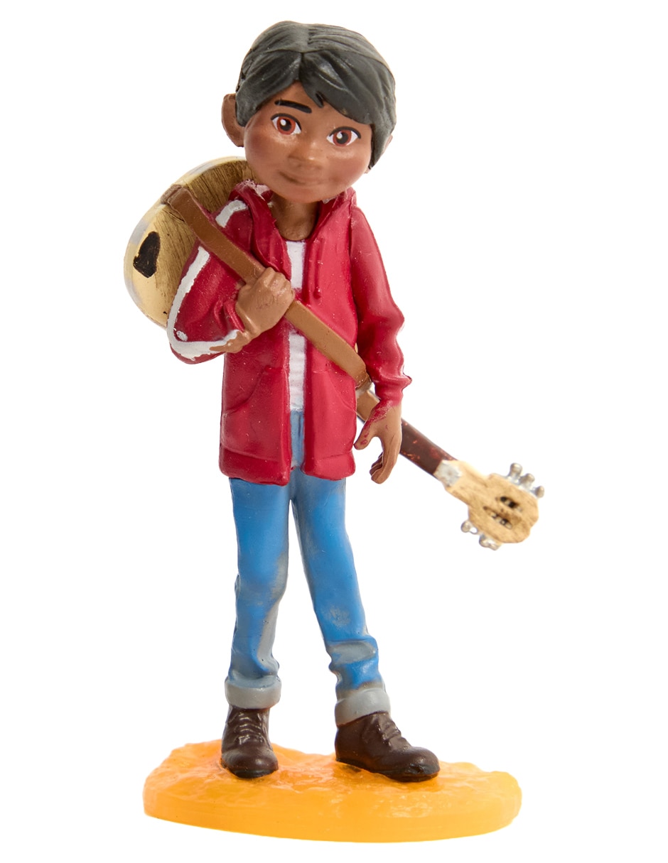 Set figuras Pixar Miguel, Dante, Héctor, Ernesto de la Cruz, Mamá Imelda, Chicharrón y Pepita Coco