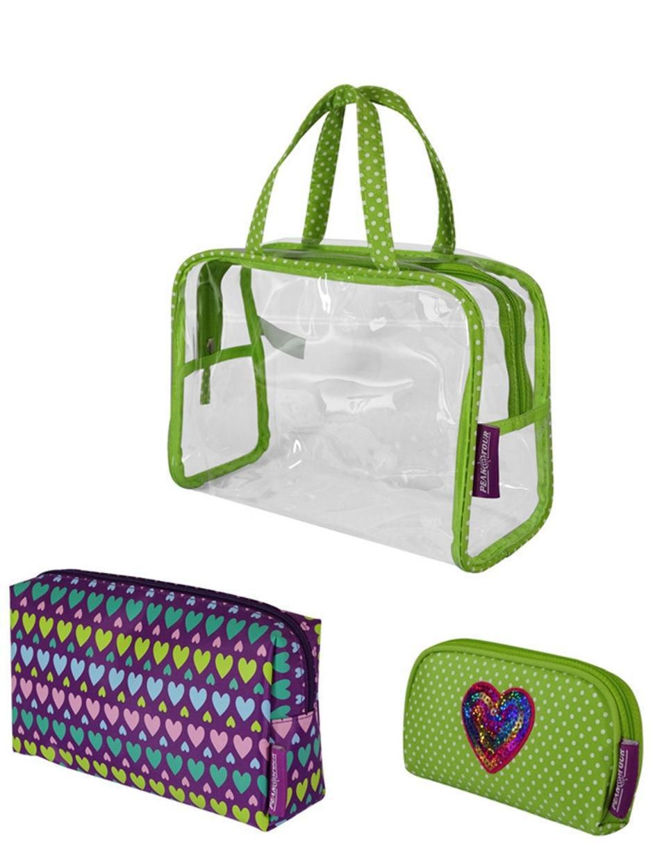 Set cosmetiquera multiusos Vail 3 piezas para mujer