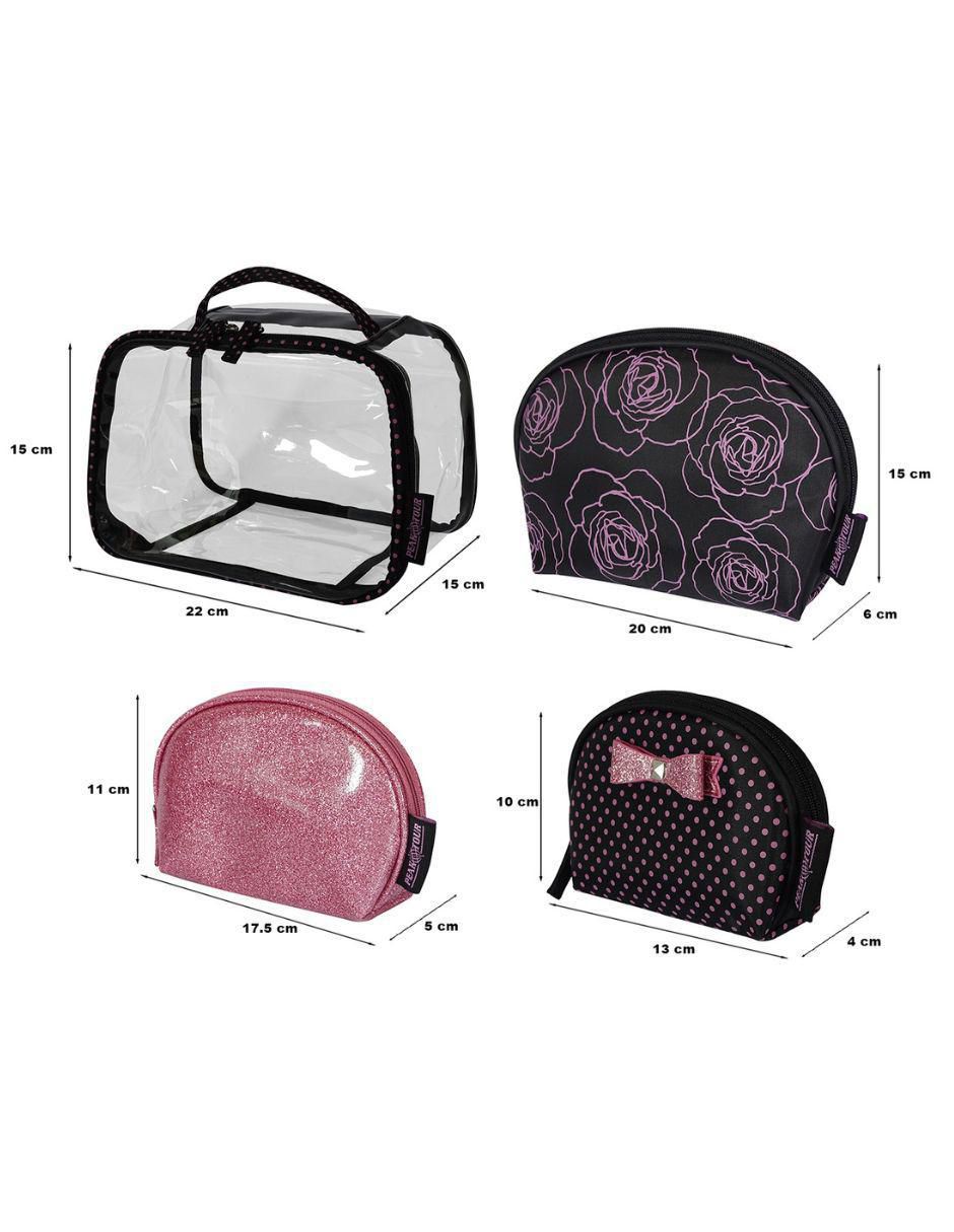 Set cosmetiquera multiusos Albany Lisa 4 piezas unisex 3