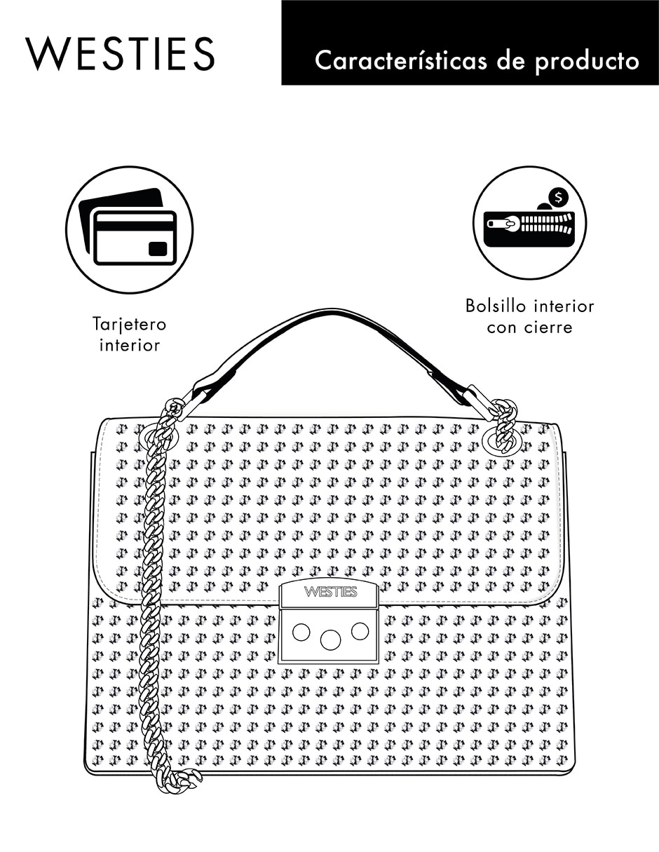 Bolsa crossbody Volton para mujer