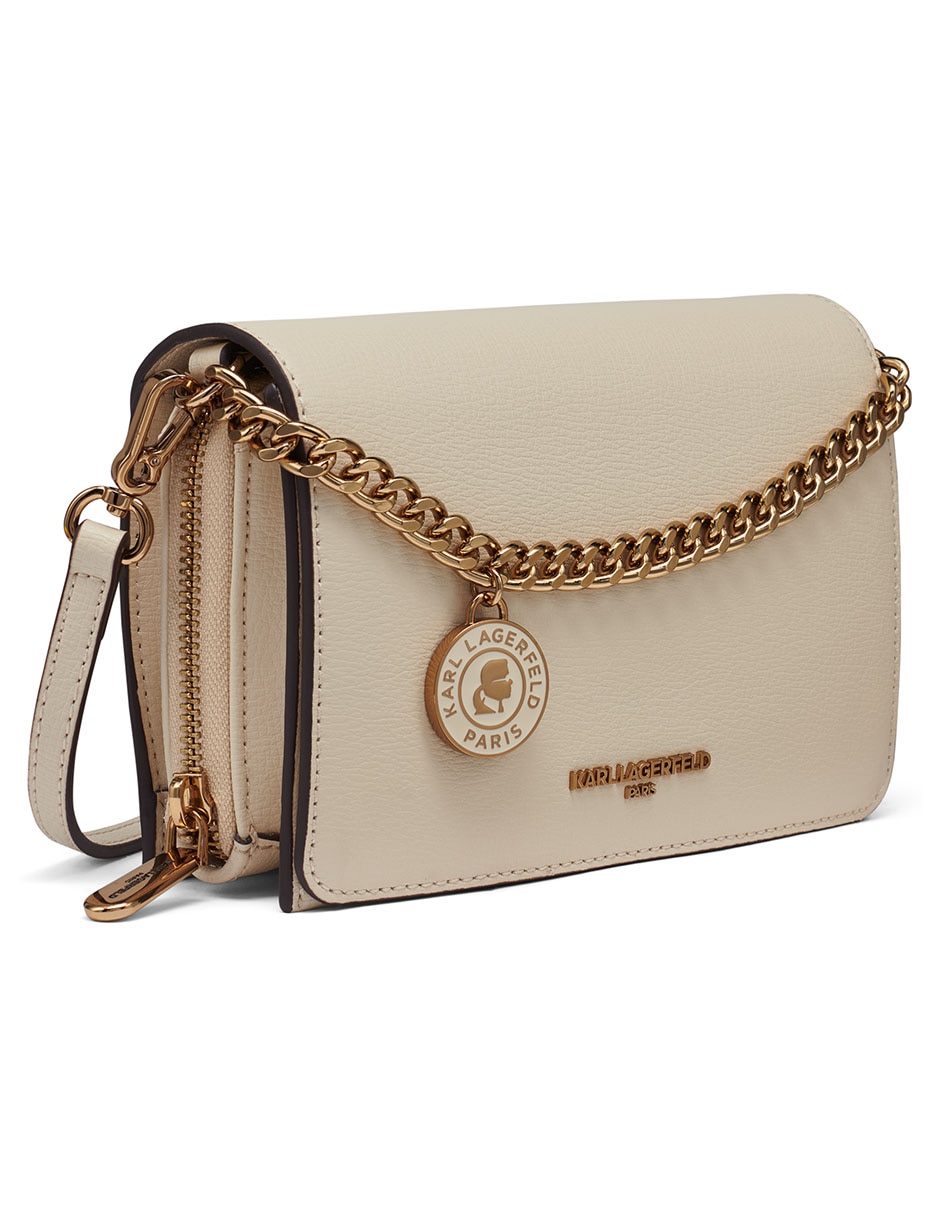 Bolsa crossbody de piel para mujer