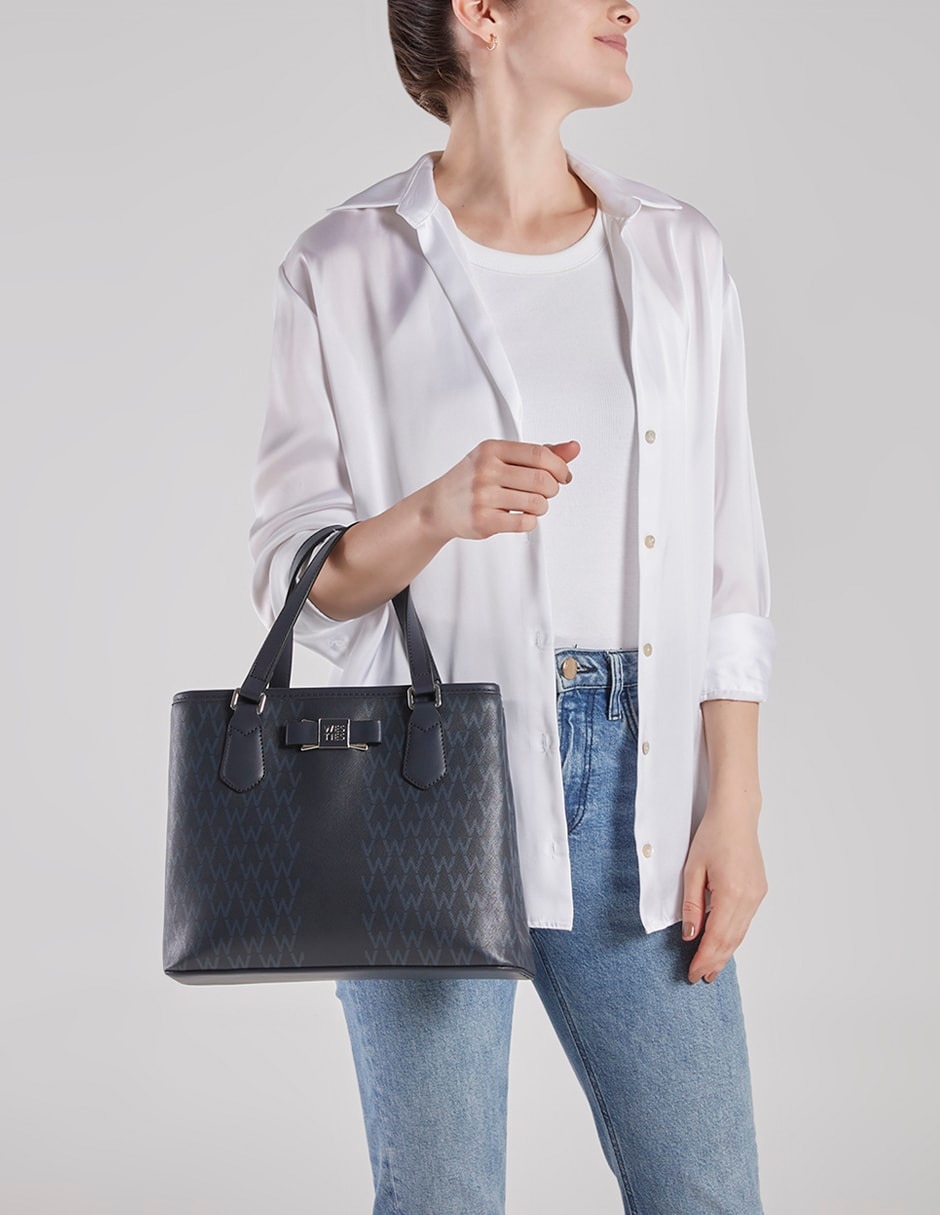 Bolsa satchel Henning para mujer 3
