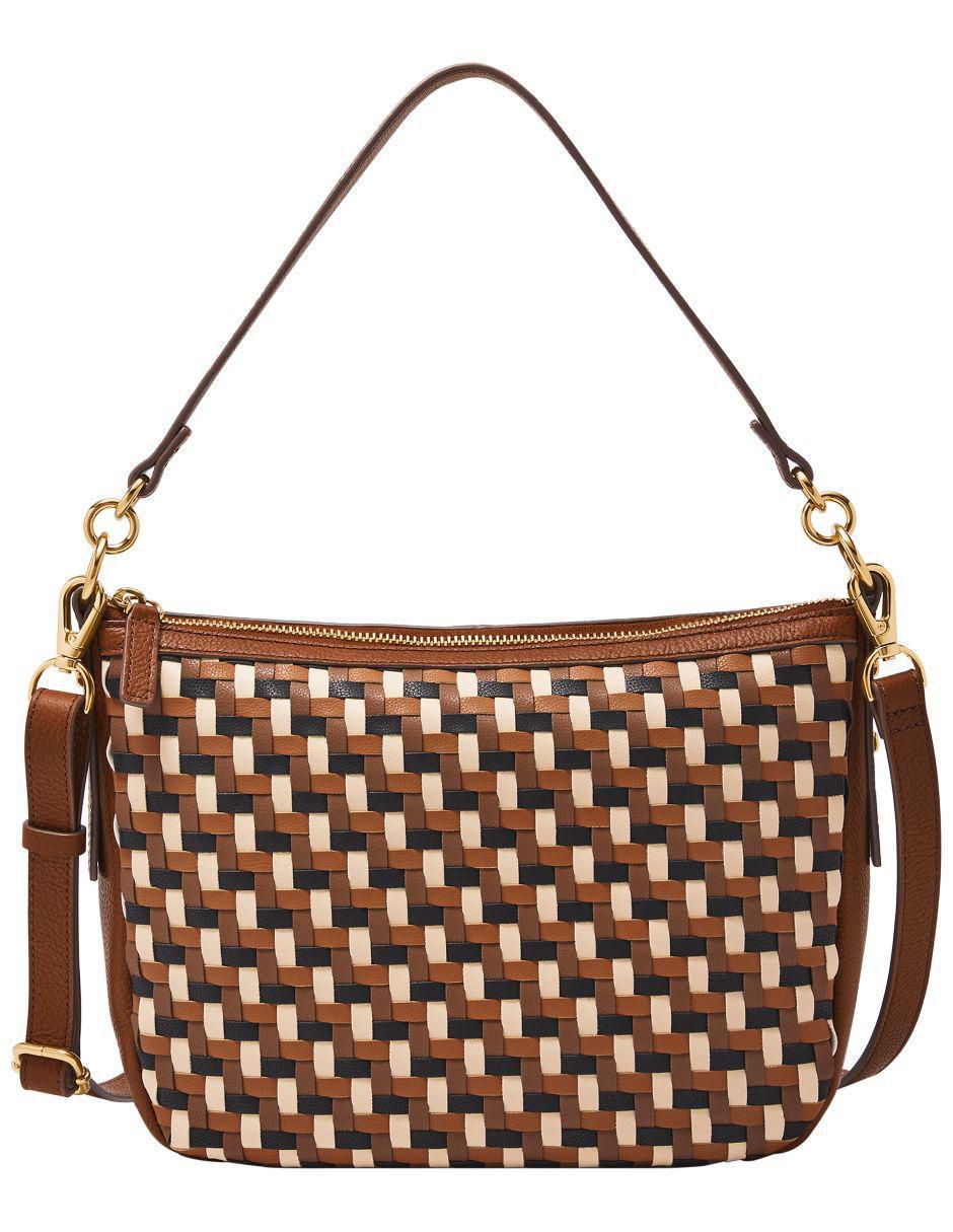 Bolsa bandolera Jolie de piel para mujer