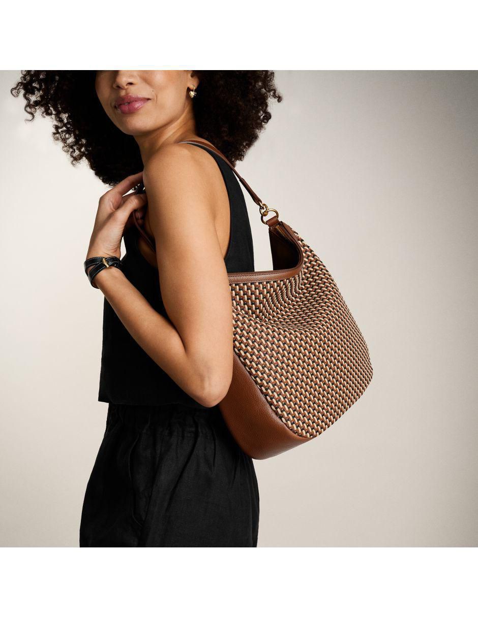Bolsa hobo Jolie de piel para mujer
