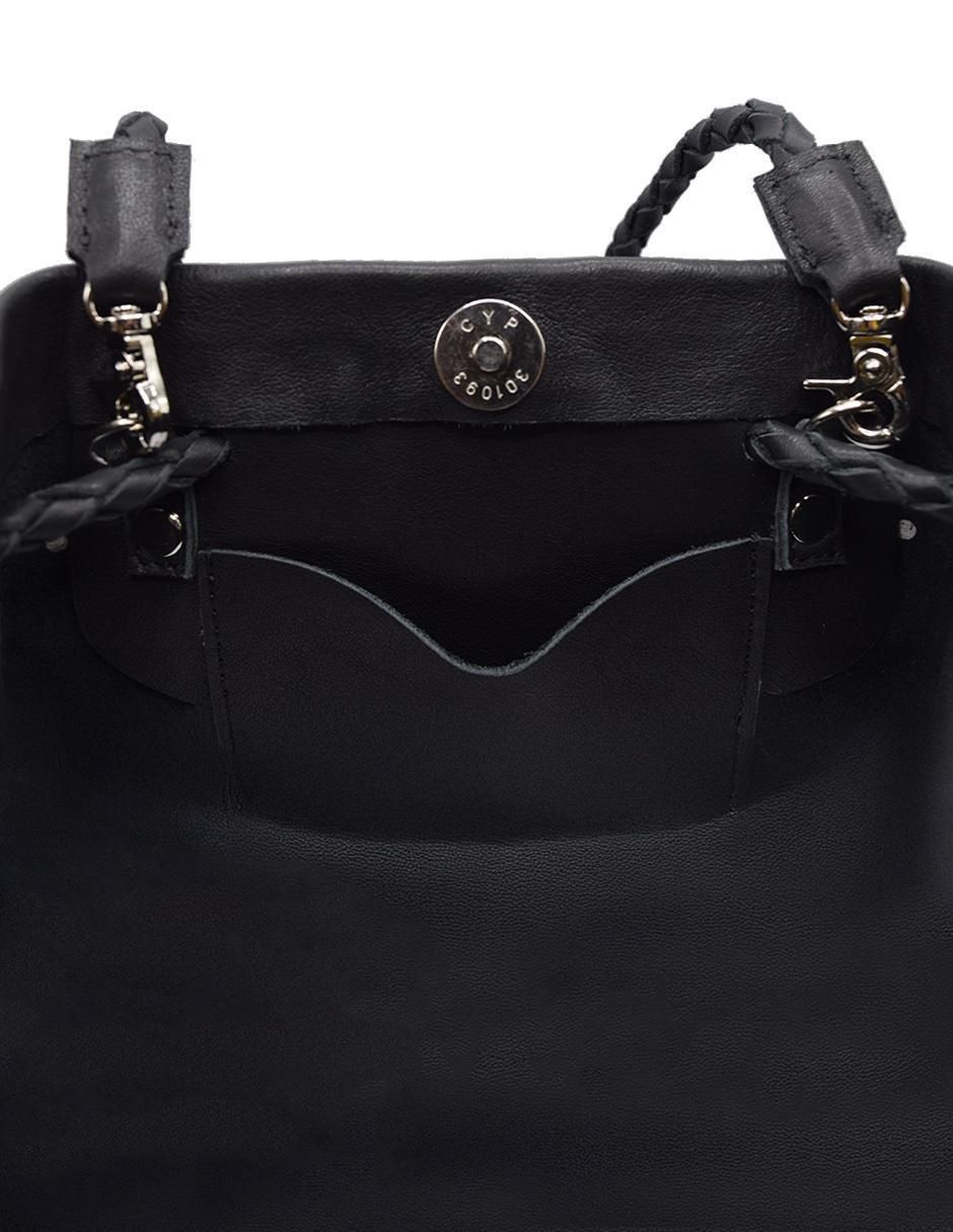 Bolsa bucket de piel para mujer 3