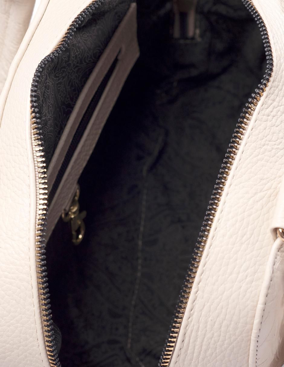 Bolsa satchel Elsa de piel para mujer 4