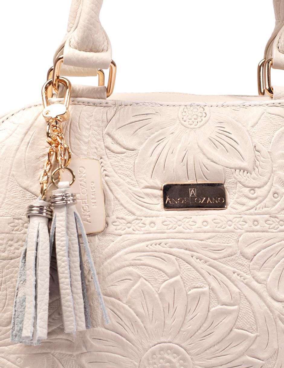Bolsa satchel Elsa de piel para mujer 9