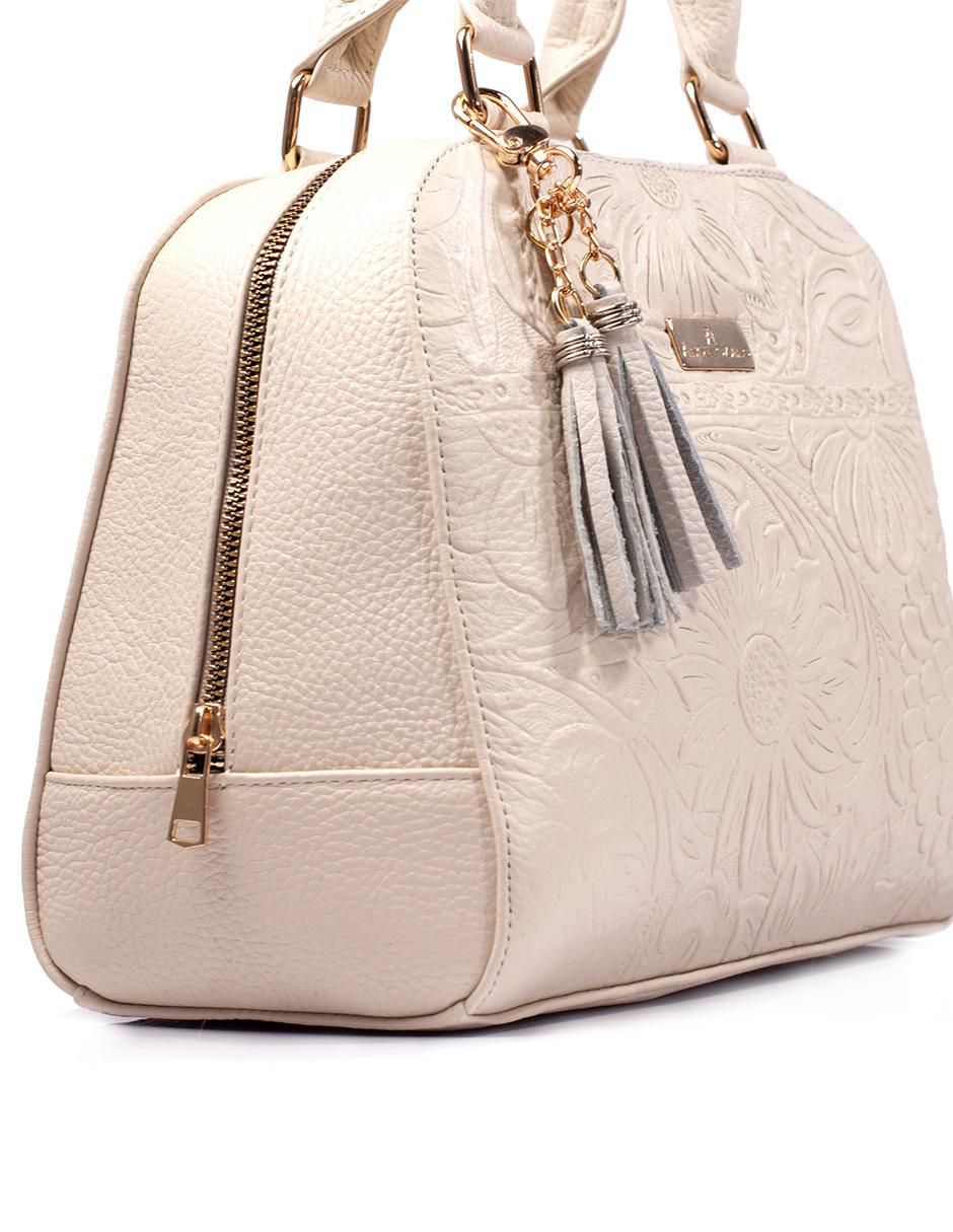 Bolsa satchel Elsa de piel para mujer 7