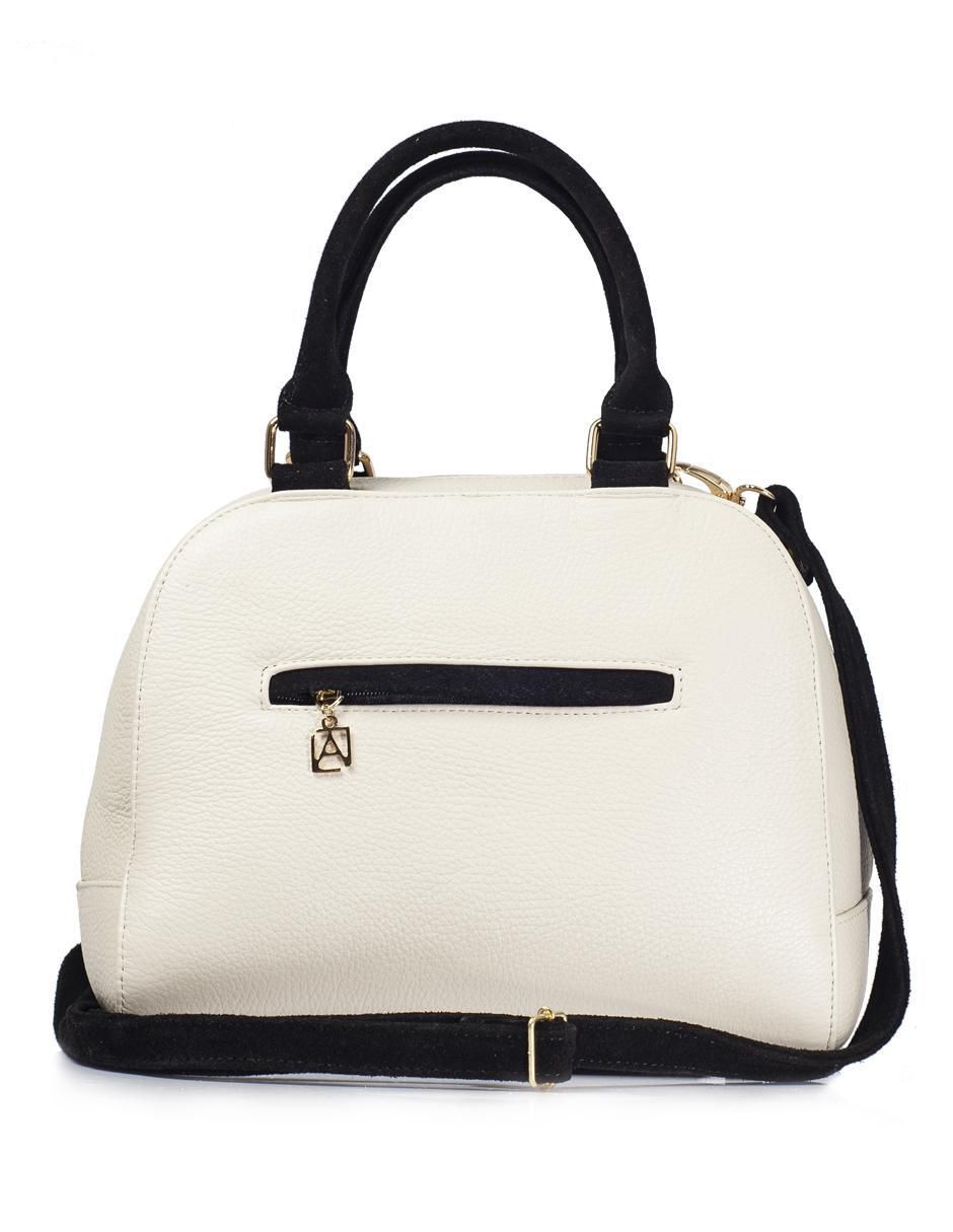 Bolsa satchel Elsa de piel para mujer 5