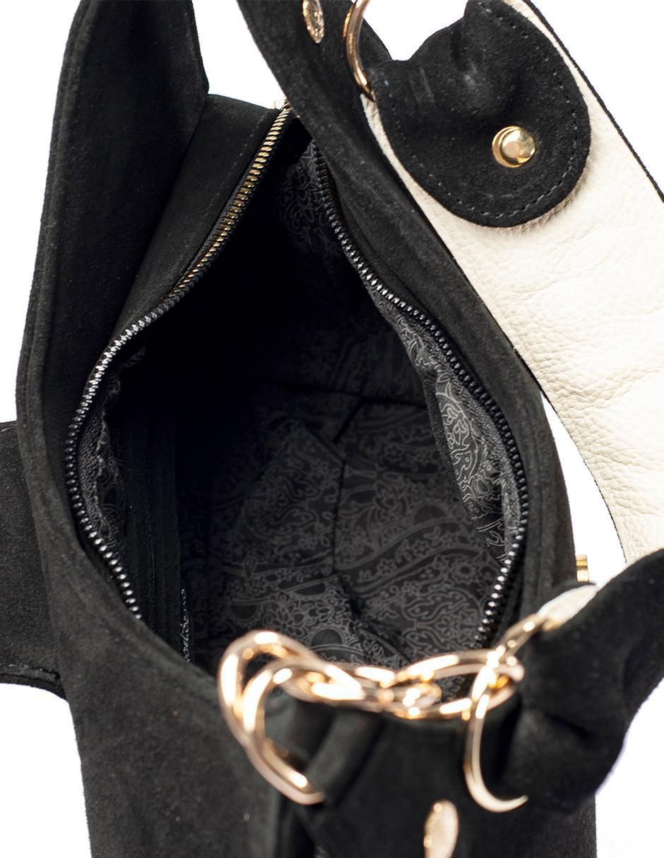 Bolsa satchel Irma de piel para mujer