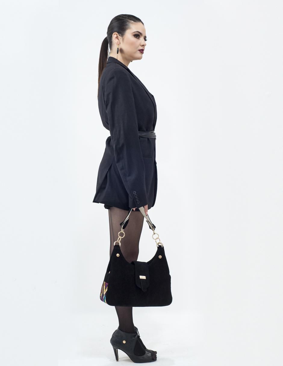 Bolsa satchel Irma de piel para mujer