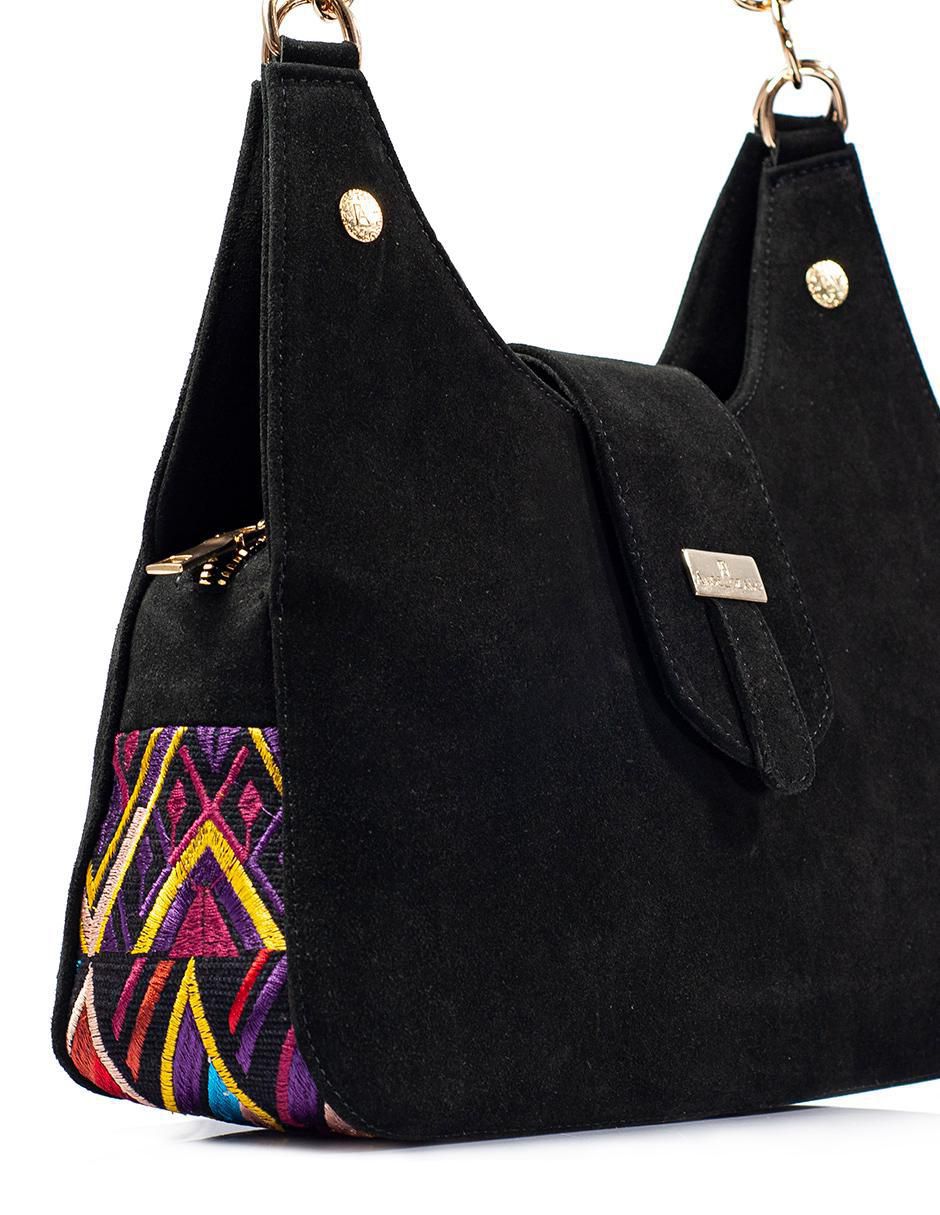 Bolsa satchel Irma de piel para mujer 6