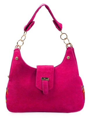 Bolsa satchel Irma de gamuza para mujer